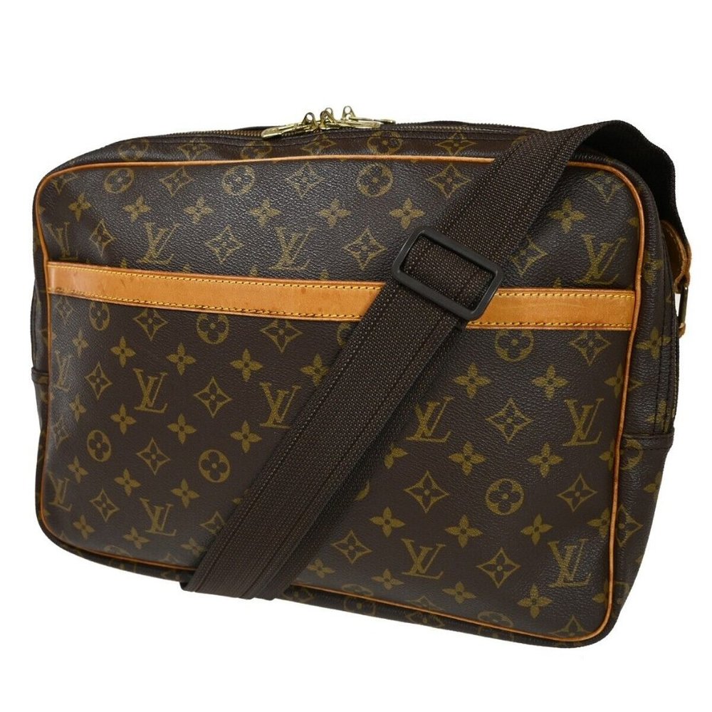 LOUIS VUITTON Reporter GM Crossbody Shoulder Bag Monogram Leather